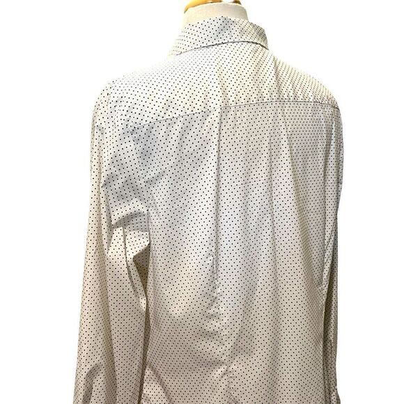 PLUS SIZE Oversized White Buttoned Down Shirt OX Woman - Picture 2 of 10